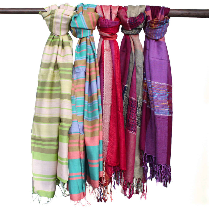 Indian Boho Scarves 71cm x 183cm (Various Designs) - Magnolia the Florist Dive into the world of bohemian grace with our large Indian Boho Scarves. A perfect touch of serenity to your ensemble. Make a bold, elegant statement in your fashion repertoire. These scarves can be worn as scarves, shawls, or creatively styled head wraps, effortlessly adding to your fashion choices. ▪️ Size: 71 x 183 cm (28 x 72 in) ▪️ Material: 100% cotton ▪️ Care Instruction: Hand wash only