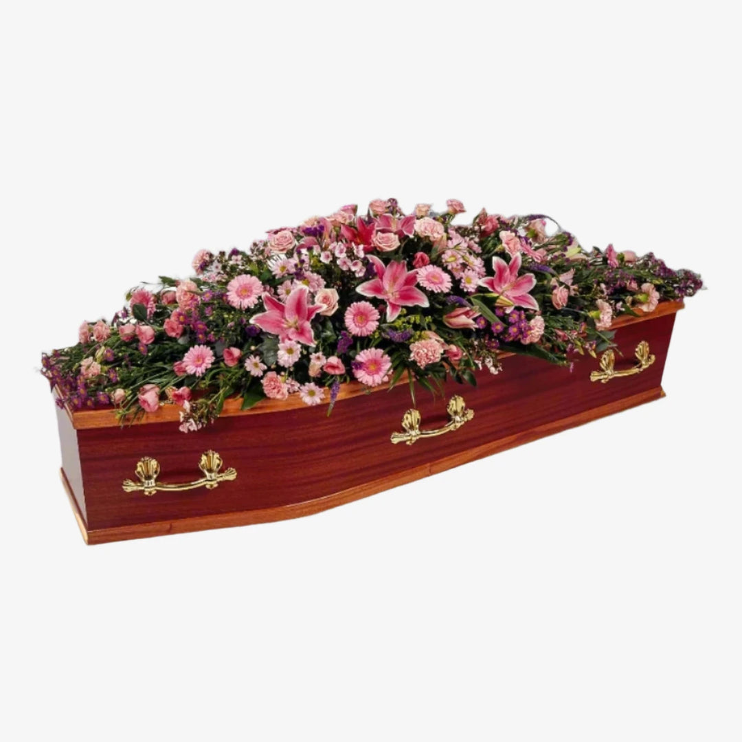 Pink Casket Spray - Magnolia the Florist