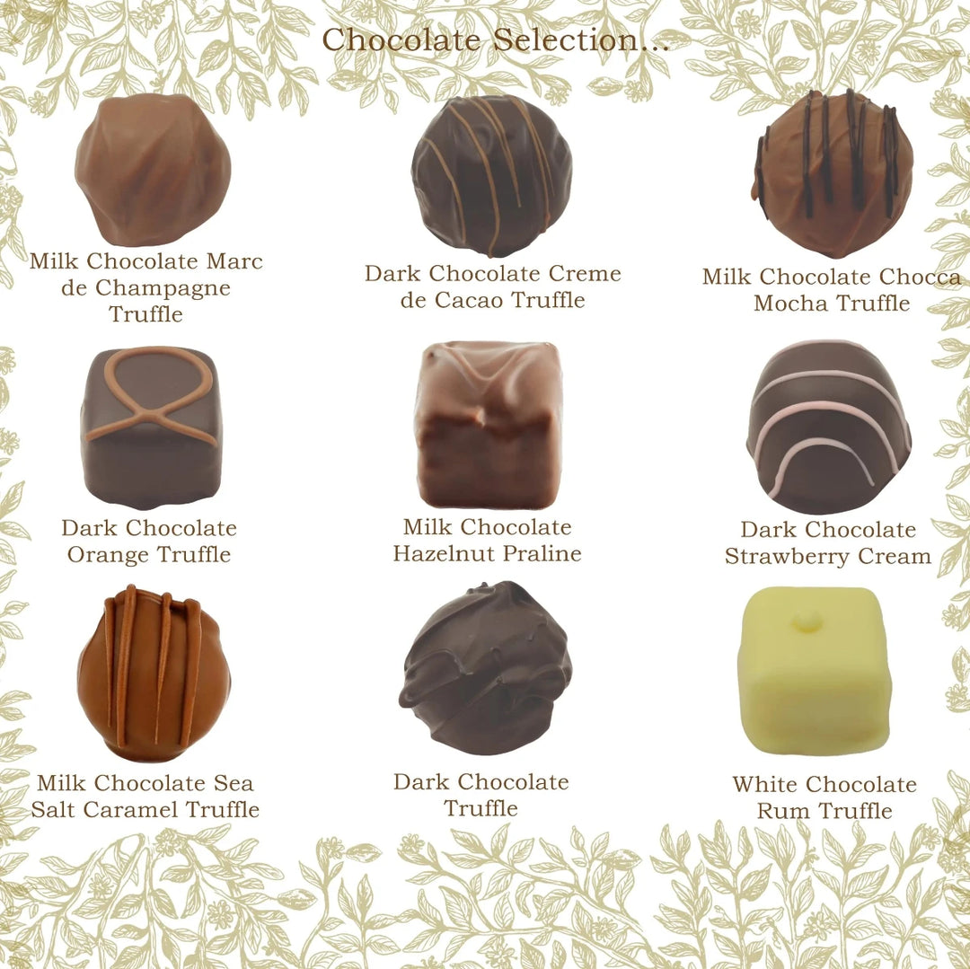 HOLDSWORTH Handmade English Chocolates - Classic Assortment 110g - Magnolia the Florist