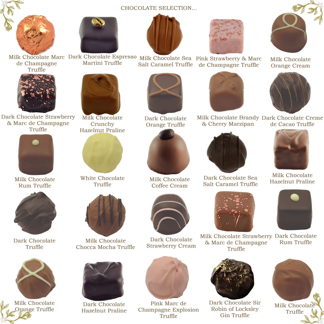 HOLDSWORTH Handmade English Chocolates - Luxury Assortment 300g