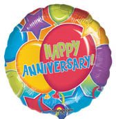 Anniversary Foil Balloon - Magnolia the Florist This foil balloon is the perfect addition to any anniversary celebration. Whether a romantic anniversary or a family reunion, the bright and eye-catching design will add a festive touch to your special occasion.