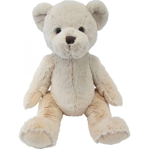 Bartley Bear - Magnolia the Florist Bartley Bear is perfect for a cuddle companion. Its soft plush body and cushiony filling will provide comfort and warmth for any age. These high-quality stuffed animals are sure to bring plenty of smiles.