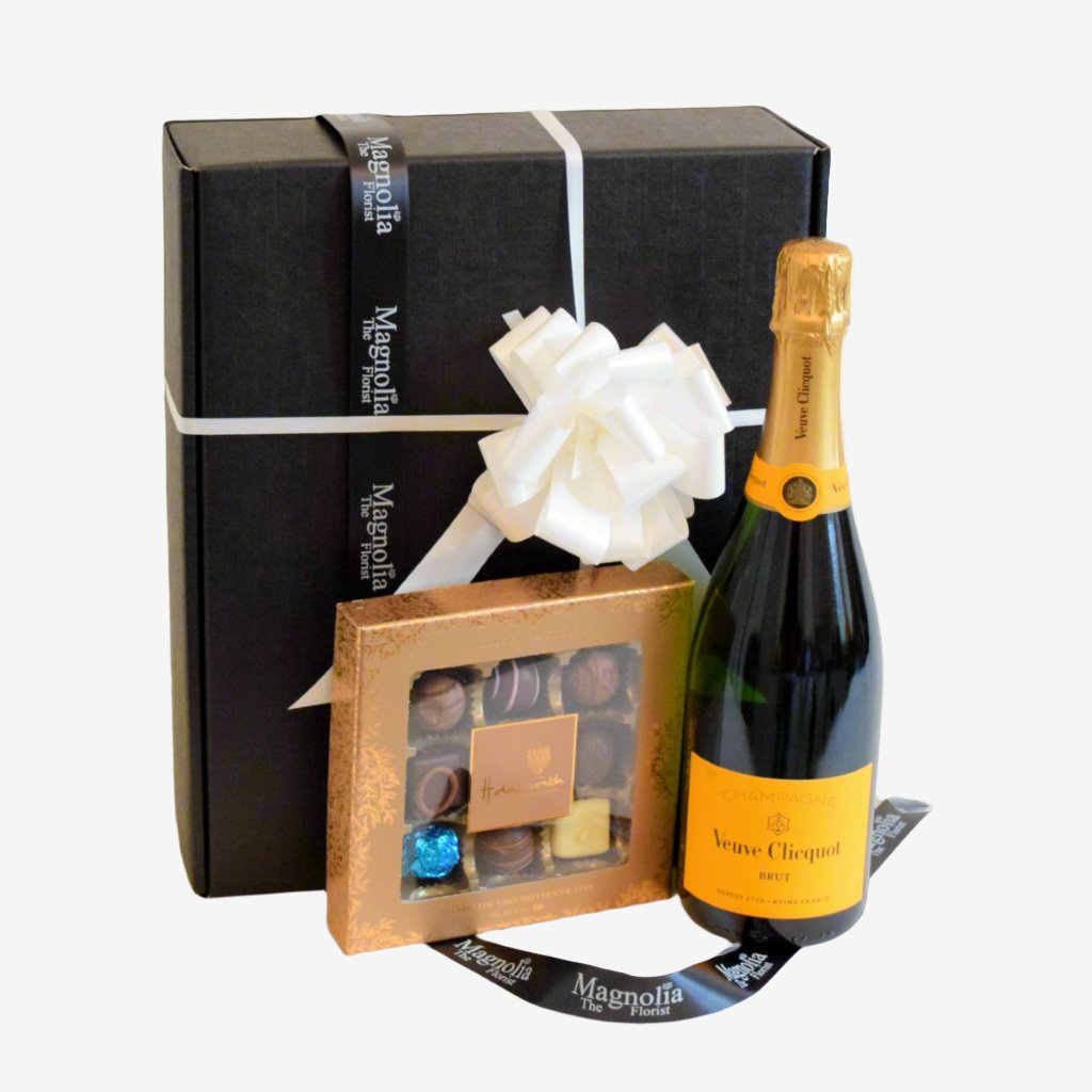 Premium Champagne and Chocolates Gift Box - Magnolia the Florist