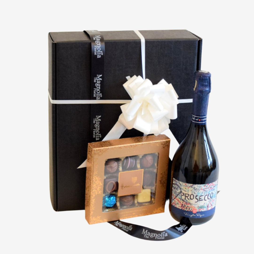 Prosecco and Chocolate Gift Box - Magnolia the Florist