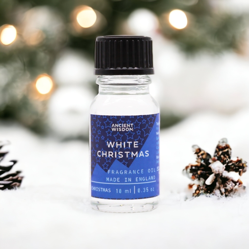 Mystic Moments | White Christmas Fragrance Oil - 100ml - Perfect for Soaps,  Candles, Bath Bombs, Oil Burners, Diffusers and Skin & Hair Care Items
